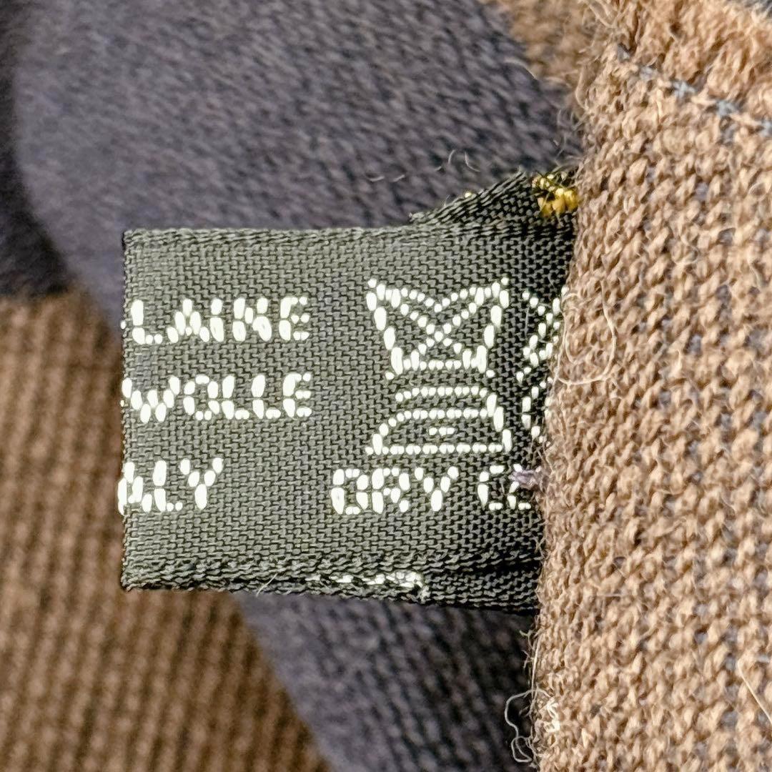 FENDI マフラー ストール ズッカ柄 ペカン ユニセックス ストライプ