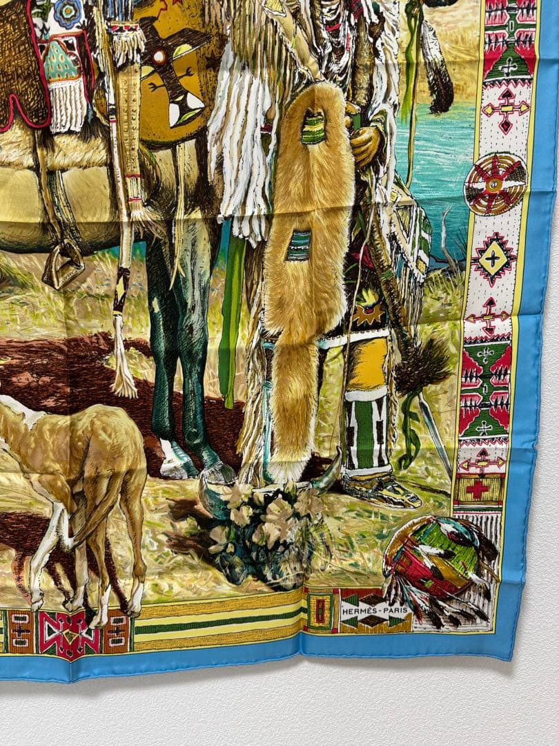 HERMES エルメス Les Cheyennes シャイアン族 カレ90