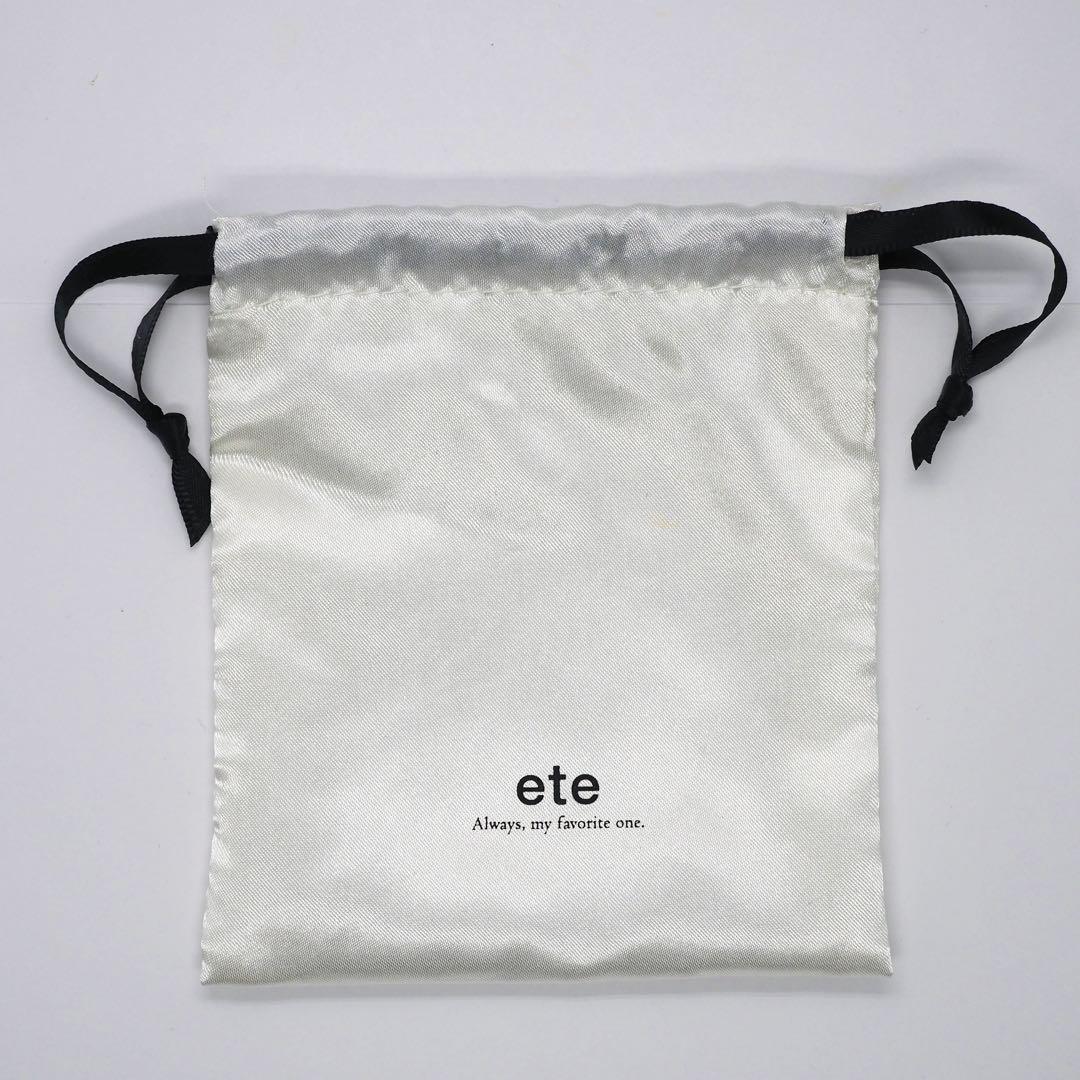 【ete】K18YG D0.03ct リング