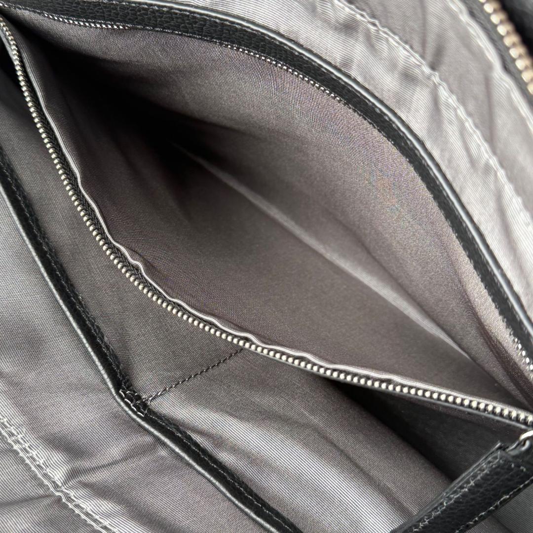 15720✨バーニーズニューヨーク トートバッグ 肩掛け ビジネス オールレザー