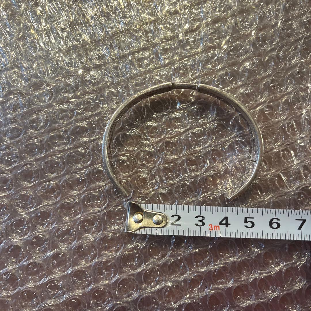 HERMES シルバーバングル T4