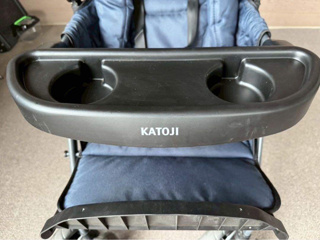 KATOJI 二人でゴー ネイビー ベビーカー 中古品 nk01