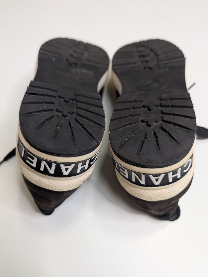 tmk826　CHANEL（シャネル）ココマーク スエード スニーカー