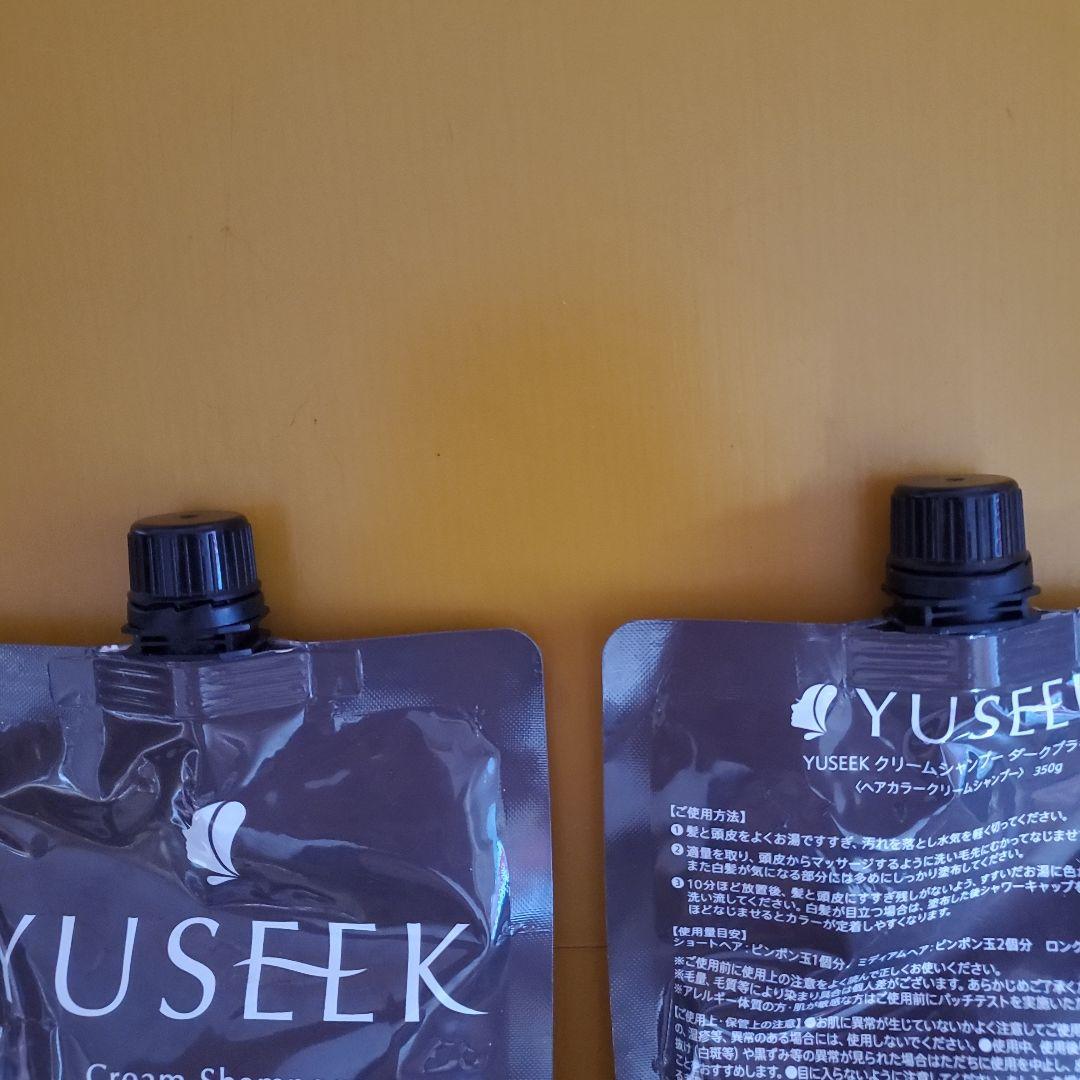 YUSEEK Cream Shampoo ダークブラウン 390g 値下げ価格