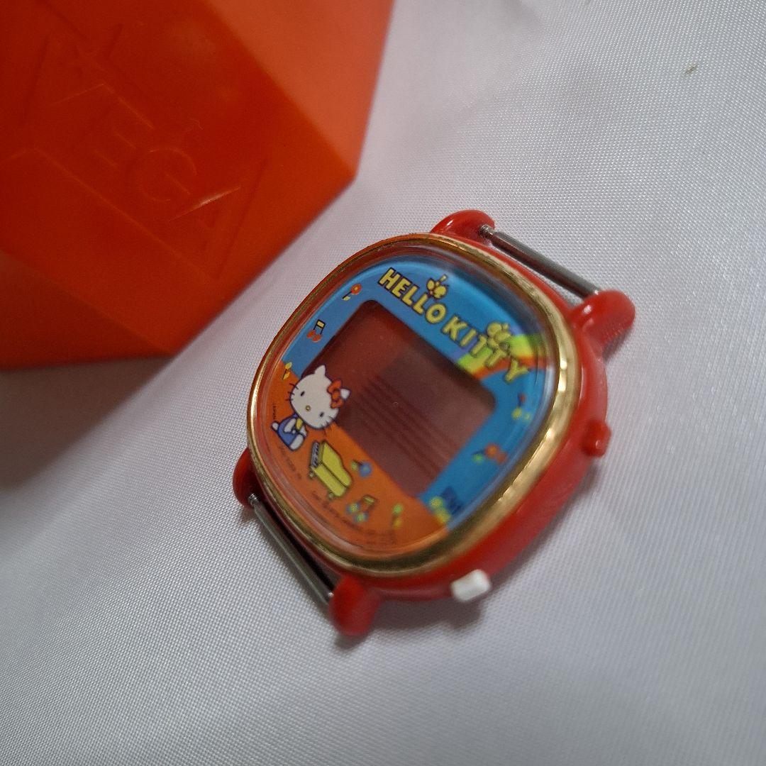 ハローキティデジタル 腕時計【VEGA】昭和レトロ＊ ケースあり ベルトなし