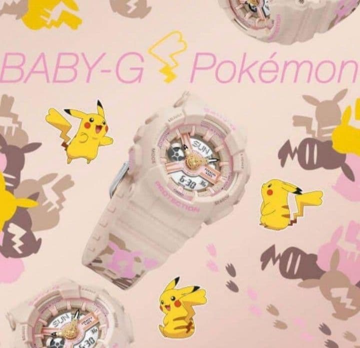 BABY-G カシオ ピカチュウ コラボモデル BA-110PKC-4AJR