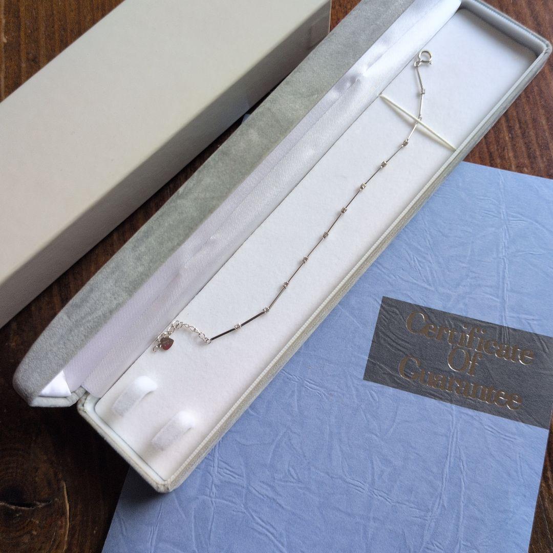 k18WGダイヤモンドブレスレット