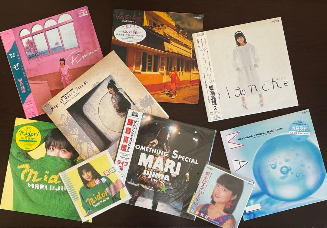 飯島真理 レコード / LD 未開封 入手困難 / ツアーパンフ / パズル