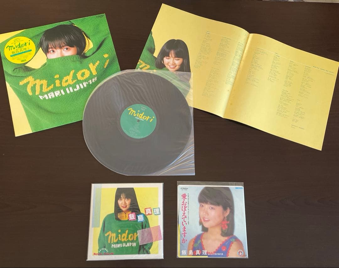 飯島真理 レコード / LD 未開封 入手困難 / ツアーパンフ / パズル