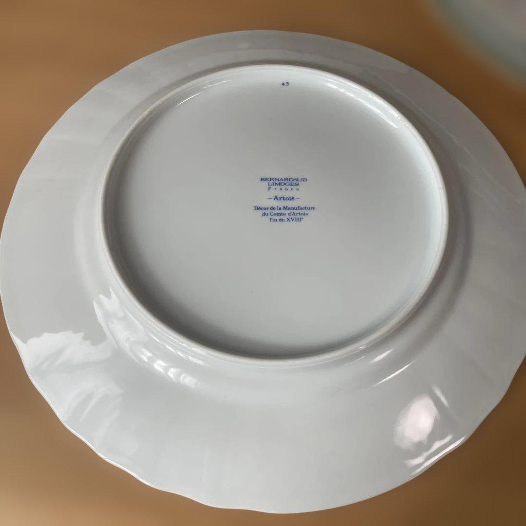 美品 ベルナルド リモージュ アルトワベール　平皿5枚 約26cm