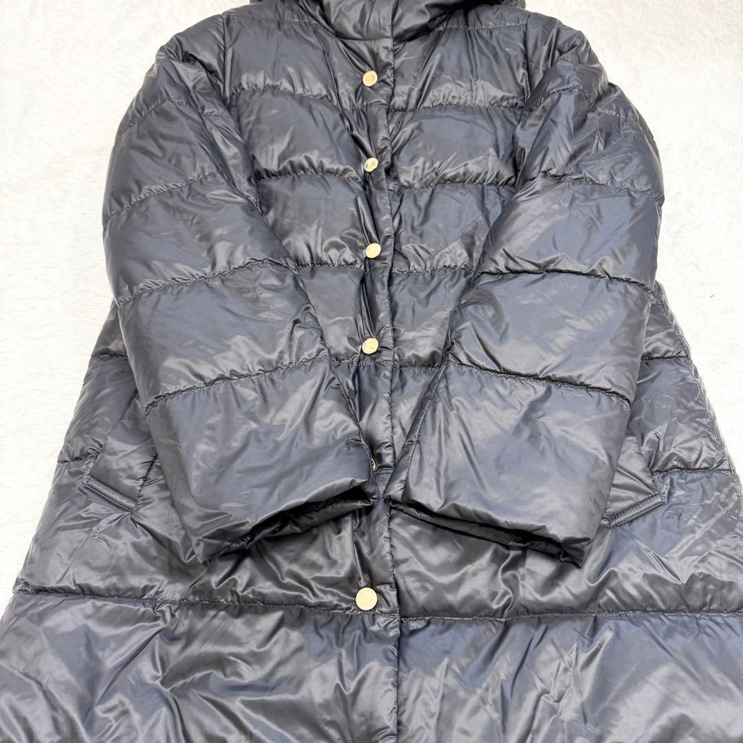 【極美品✨】マッキントッシュ　ロンドン　ダウンコート　ボア　ブラック　38