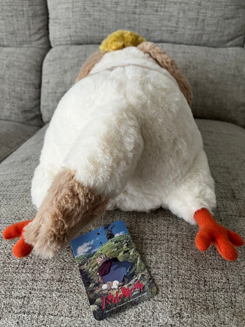 ジブリ　ハウルの動く城　ヒン　ぬいぐるみ　M 新品未使用　タグ付き