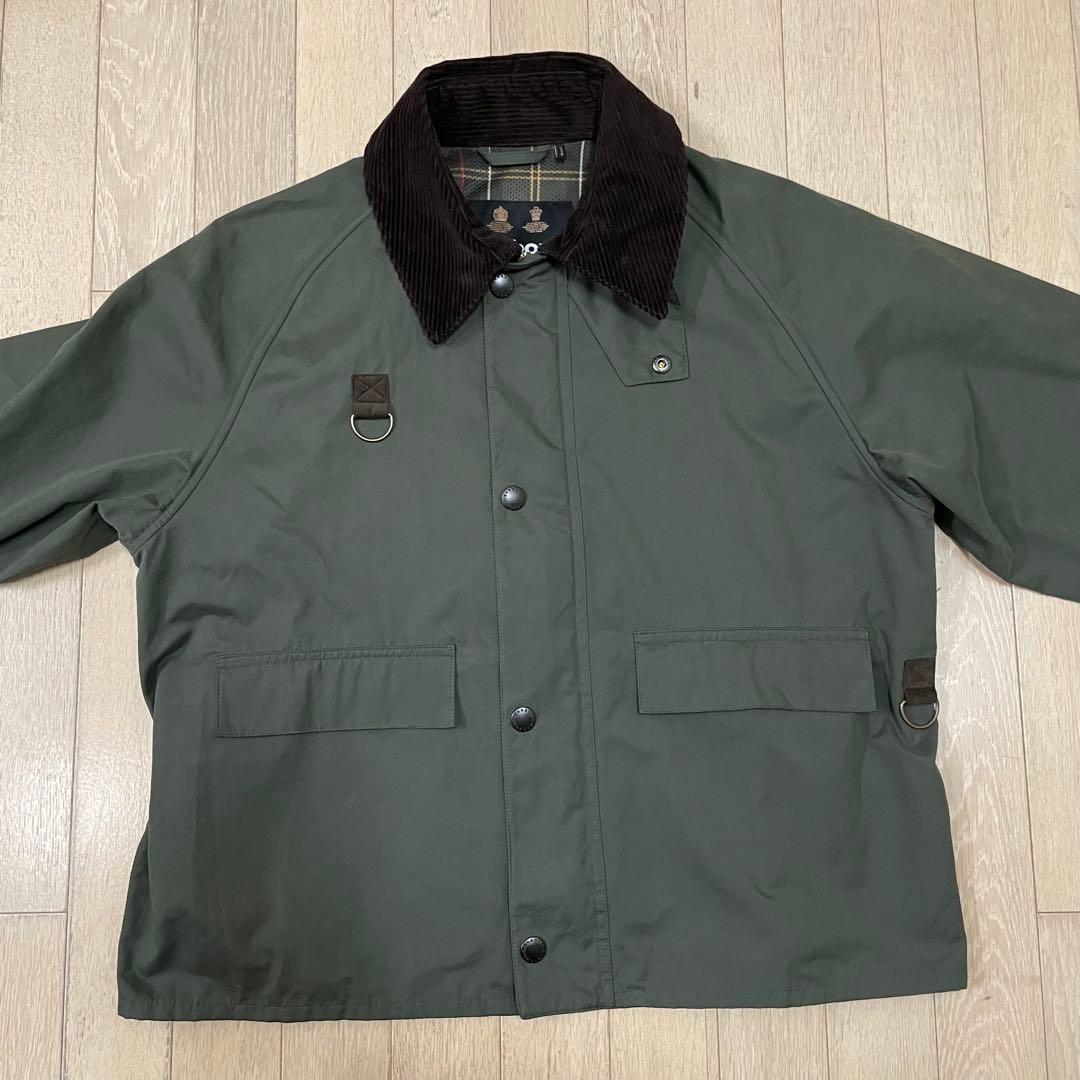 バブアー　SPEY スペイ ピーチスキン　サイズL グリーン系