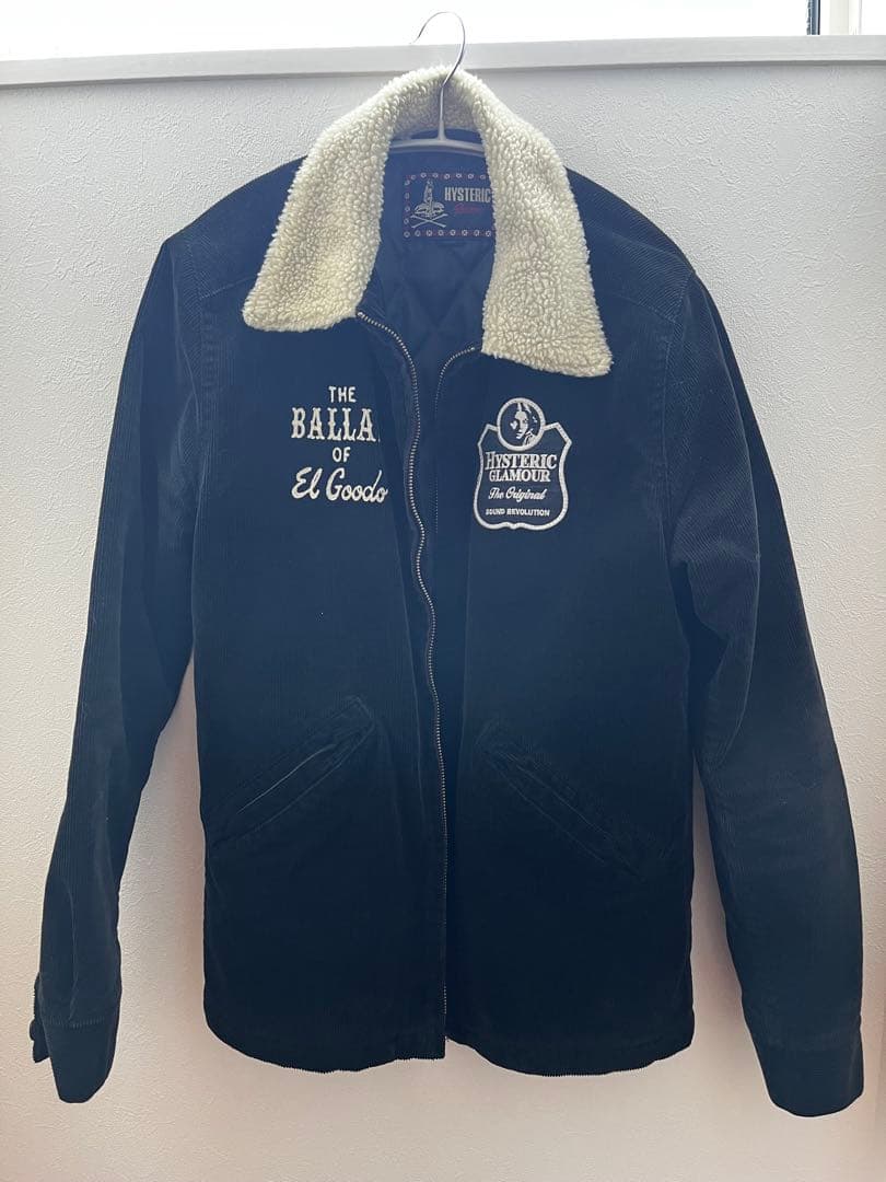 ヒステリックグラマー☆ヒスガール刺繍ロゴ入りボアブルゾン/1160