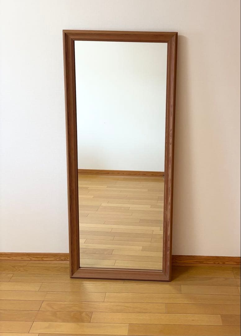 北の住まい設計社　ミラー　鏡　ウォールミラー　パイン材