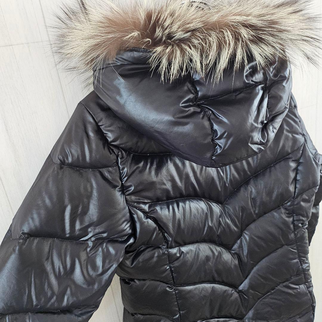 ち*ー様 ノースフェイス☆ダウンジャケット ファー付き ブラック L レディース