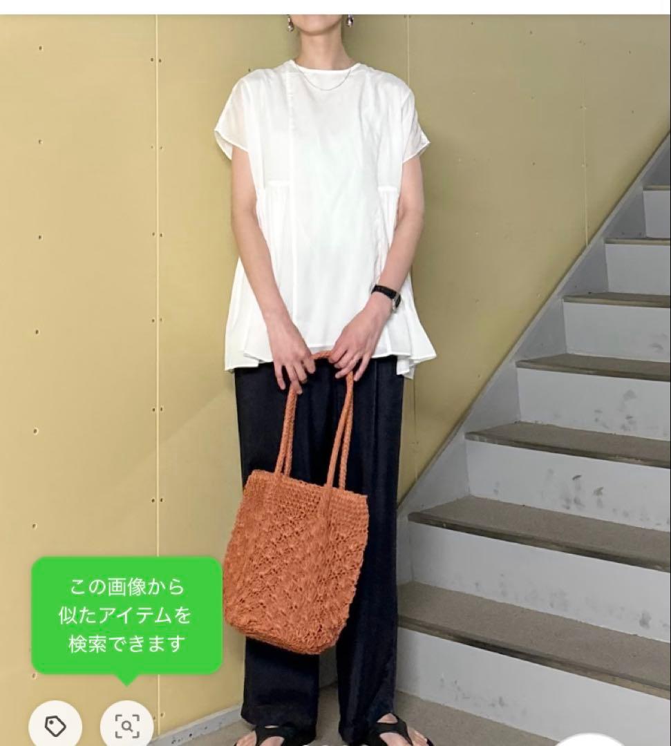 かぐれ レーヨンコットン2wayブラウス