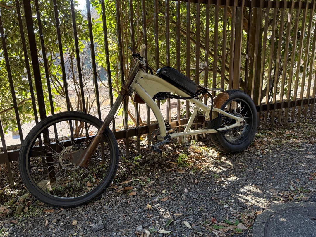 チョッパー型 電動自転車 ビーチクルーザー