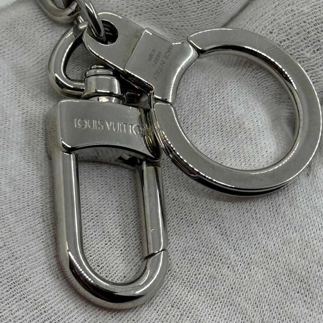 ルイヴィトン ポルト クレ イニシャル LV キーホルダー 077615