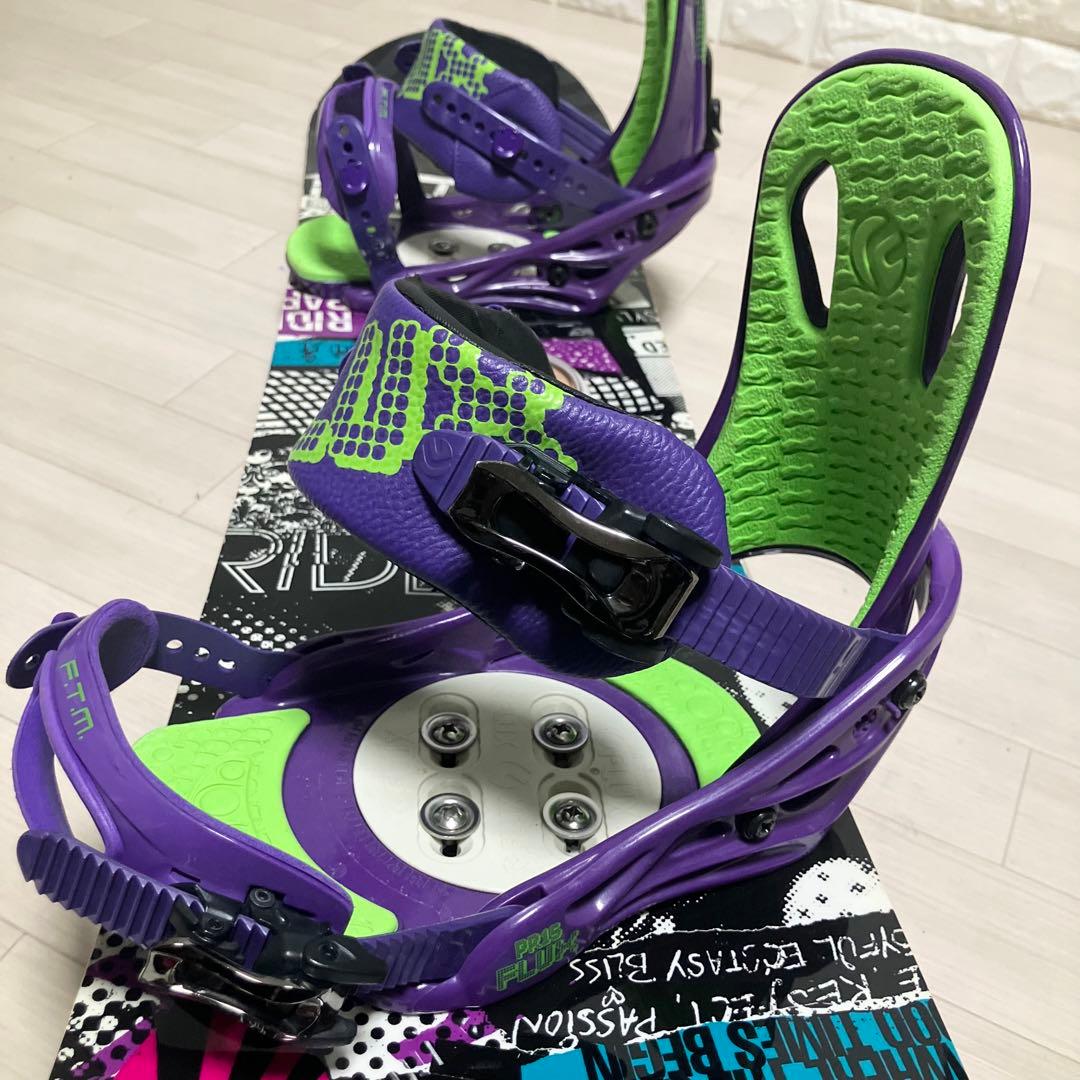 RIDE RAPTURE SERIESライドスノーボード147/FLUXバインS