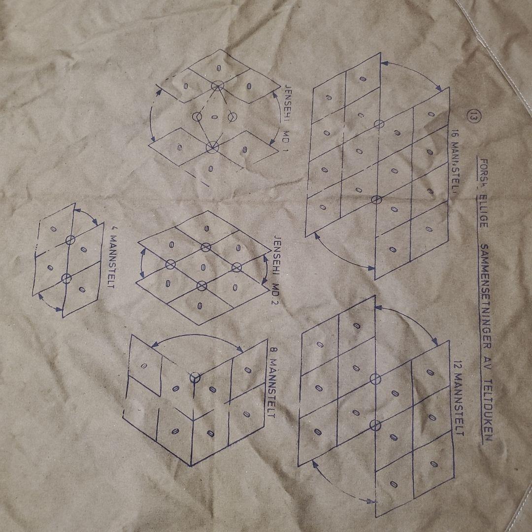 ノルウェー軍幕②　テントシート