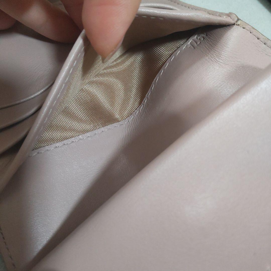 【あり】正規品 美品！PRADA プラダ 三つ折財布 ベージュ 1年間使用