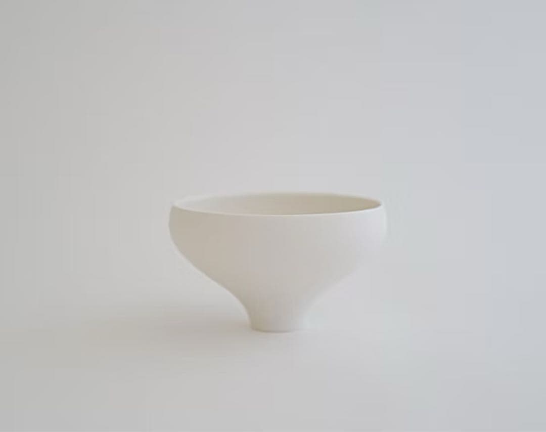 大谷哲也　ボウル　白磁　未使用品