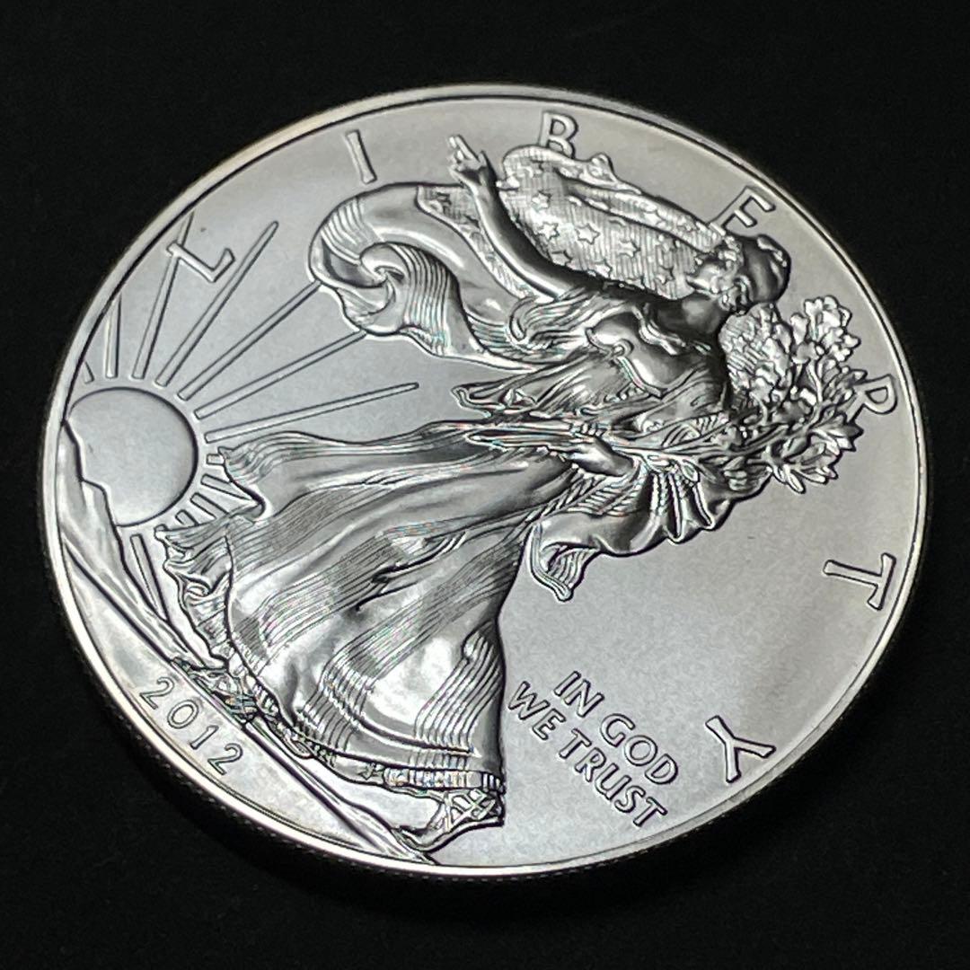 2012年アメリカ　イーグル銀貨　31.1純銀