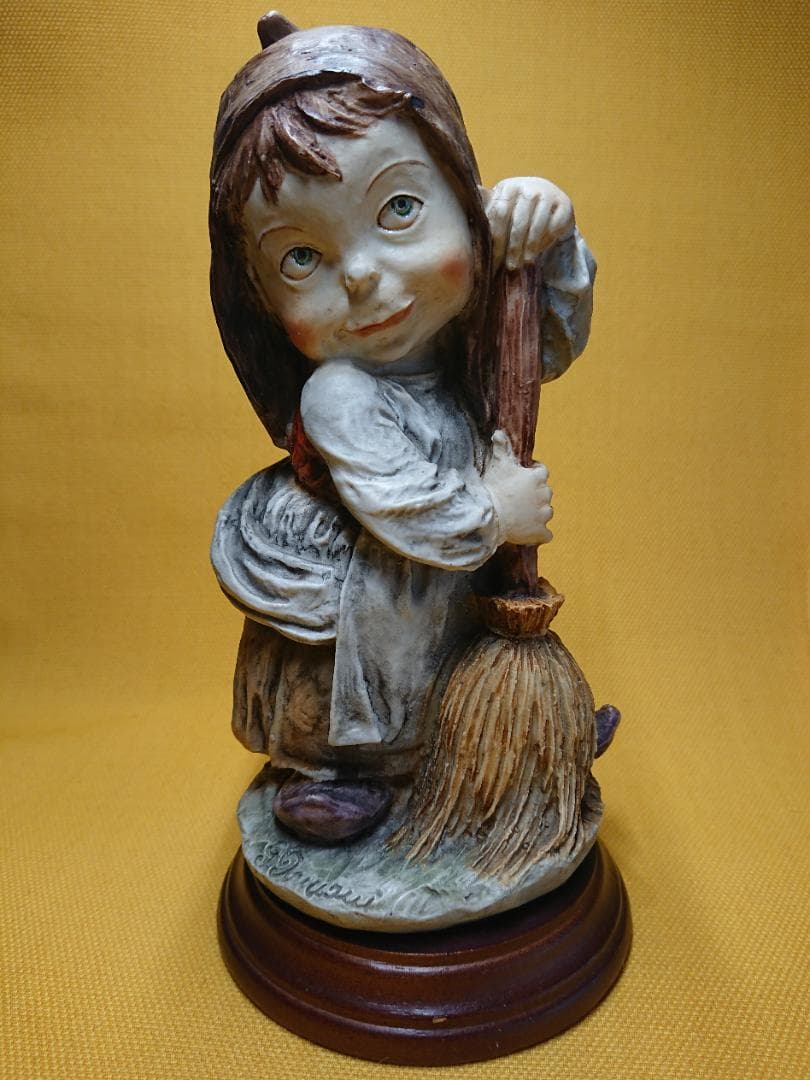 ビンテージ　人形　イタリア　彫像　置物　インテリア　工芸品　美術品　A2766