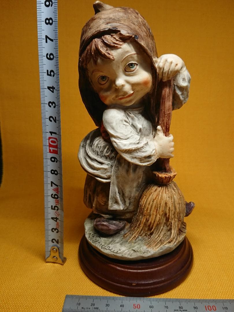 ビンテージ　人形　イタリア　彫像　置物　インテリア　工芸品　美術品　A2766