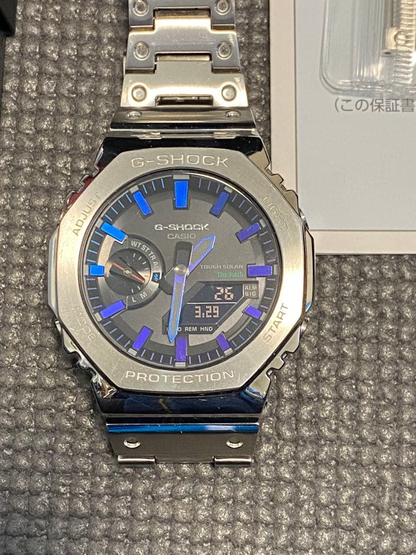 寿福亭恩楽4/4まで G-SHOCK カシオGM-B2100PC-1AJF