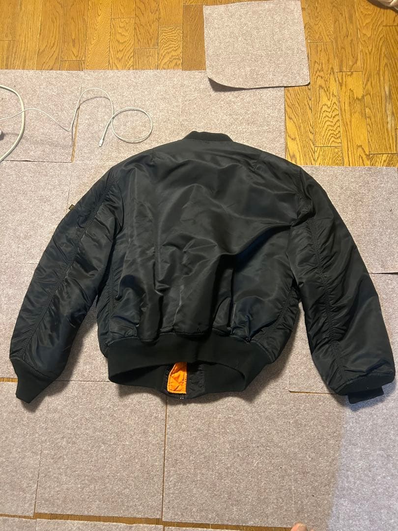 ALPHA アルファインダストリーズ MA-1 フライトジャケット Lサイズ 黒