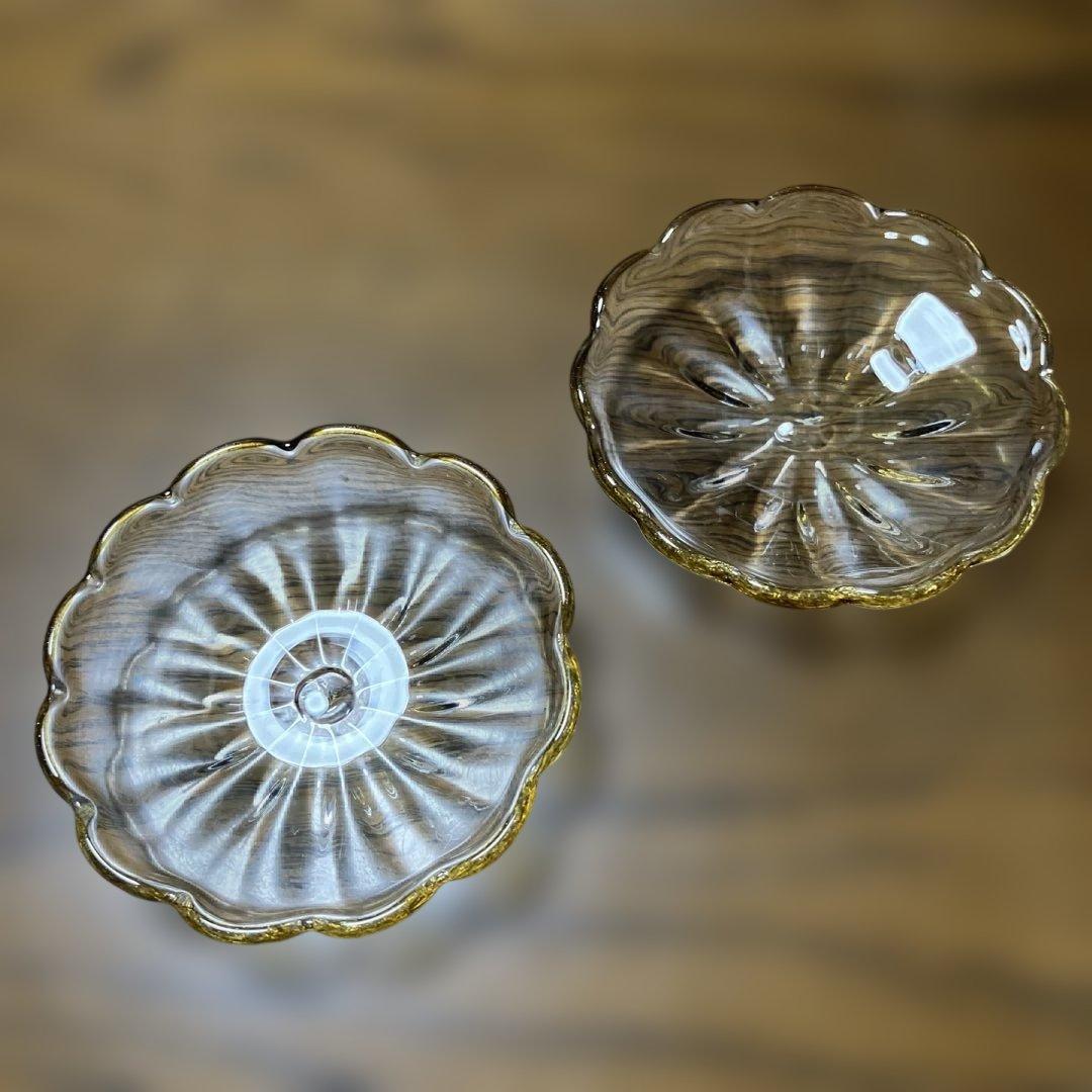 田井将博さんの輪花豆鉢2個