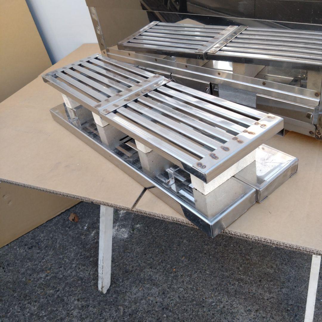 新品 耐火レンガコンロ 炭火用 5丁 幅640 奥行240 うなぎ 魚 焼鳥機