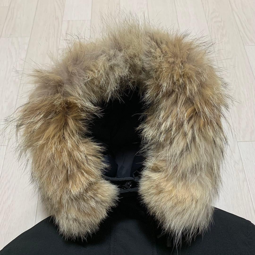 美品　カナダグース✨シェルバーン　ロングダウン　ブラック　黒　XS 4C11