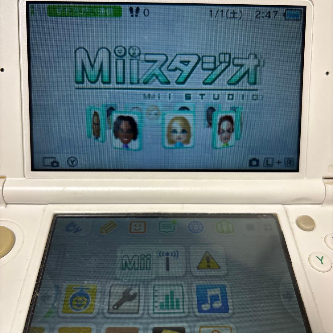 任天堂 Newニンテンドー3DS LL パールホワイト 3dsll 本体