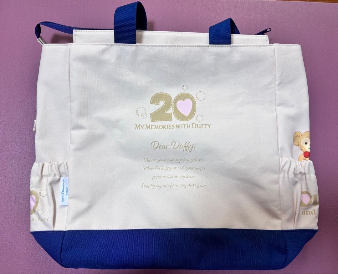 東京ディズニーシー　ダッフィー　20周年 トートバッグ　新品未使用