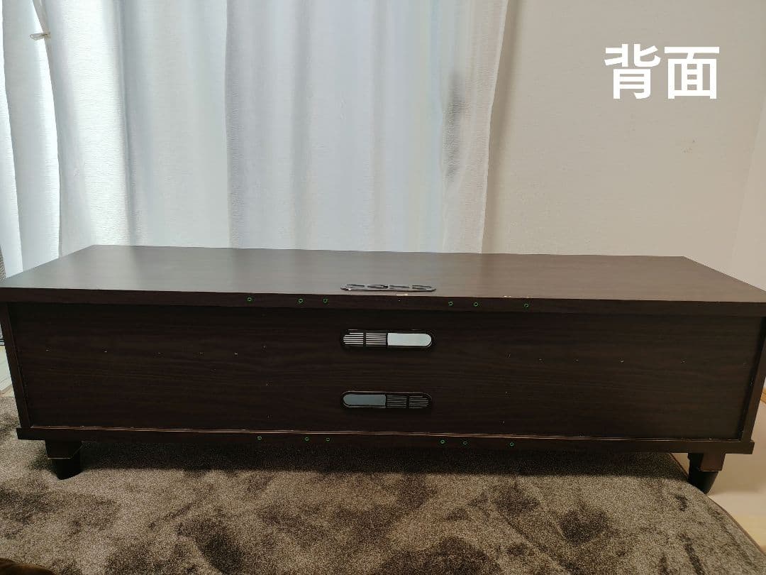 【訳あり】テレビ台　ローボード　160cm ブラウン　ウォールナット調　生松工芸
