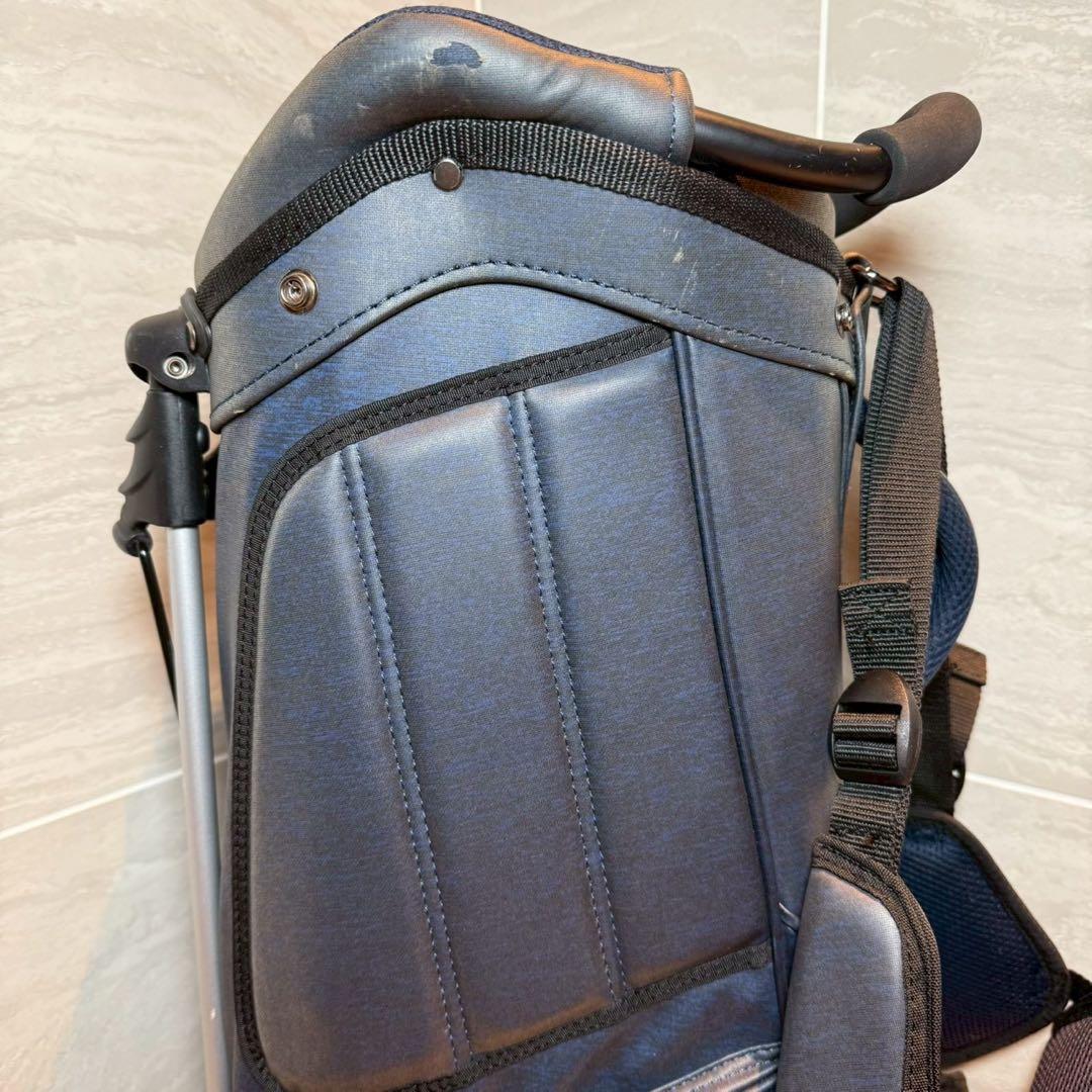 アディダス　スリーストライプ　キャディバッグ