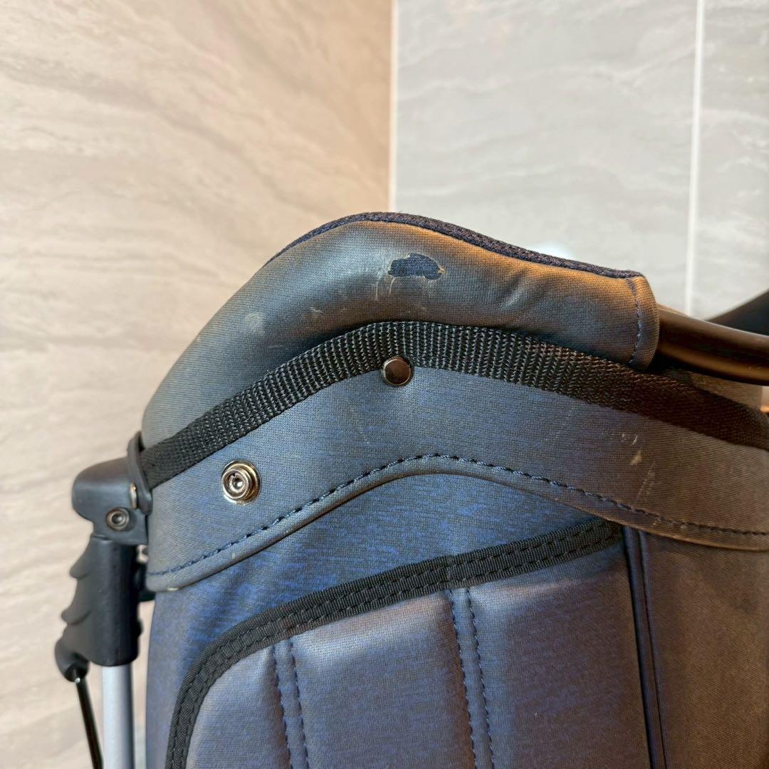 アディダス　スリーストライプ　キャディバッグ