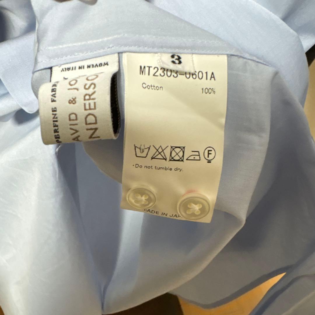 MAATTE&SONSライトブルー 長袖シャツ