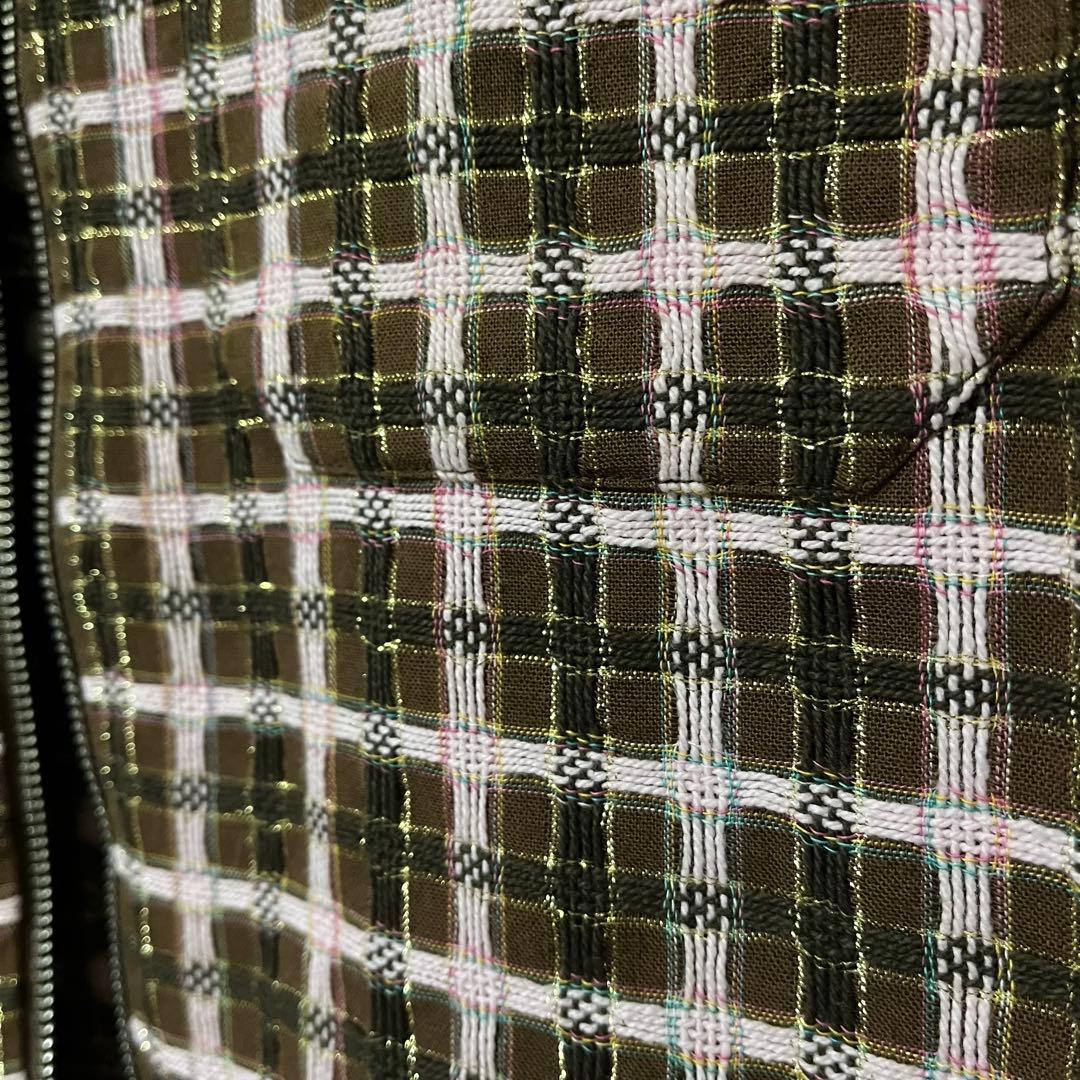 Supreme llic Plaid Zip Up Shirt Mサイズ