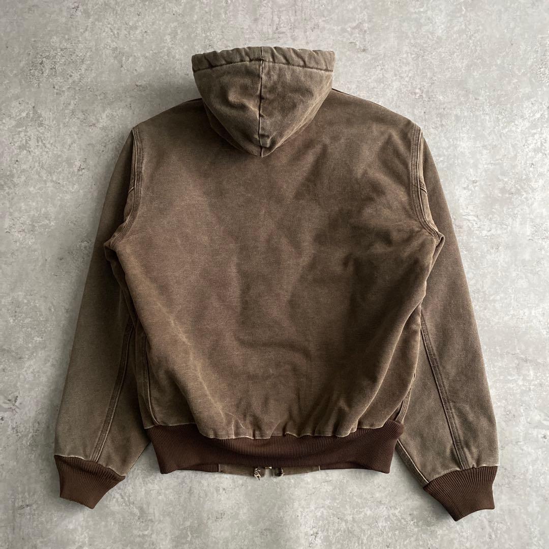 希少サイズ カーハート アクティブジャケット USA製 CHT チェスナット S