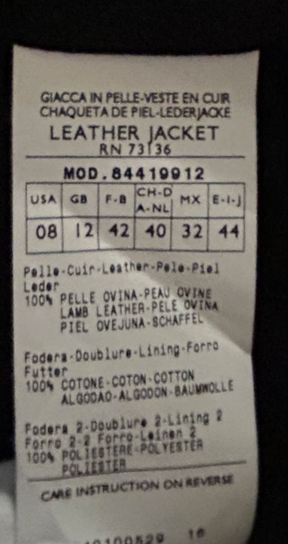 MAX&Co. ブラックラムレザー　ライダースジャケット