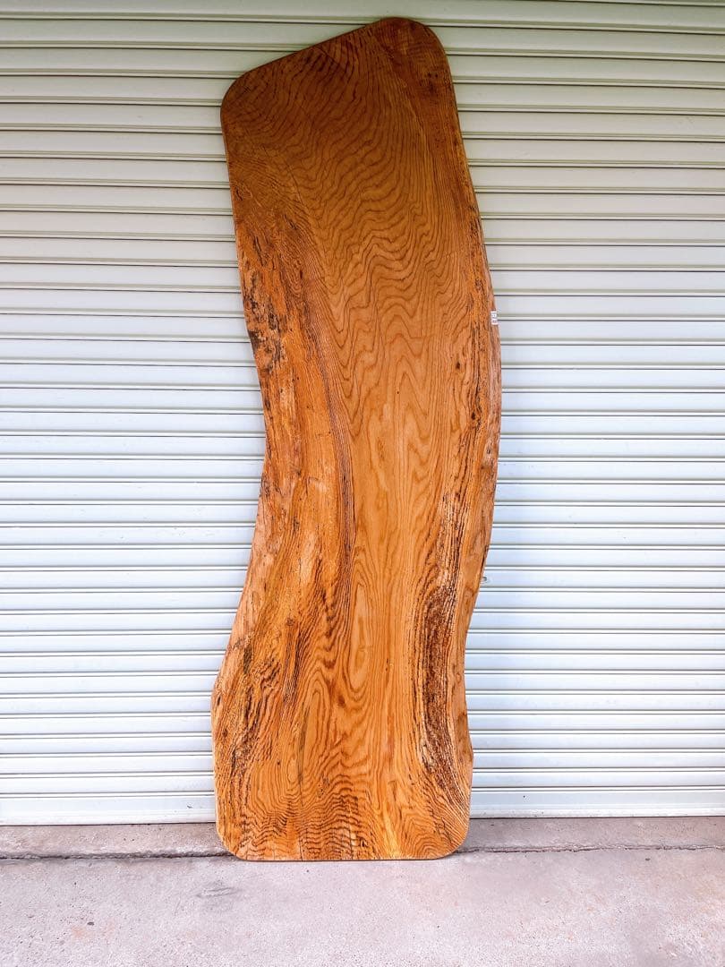 天然　ナラ　木材　天板　無垢材　一枚板　テレビ台　デスク　棚　カウンターテーブル