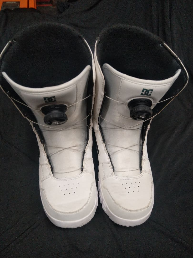 DC スノーボードブーツ ホワイトBOA