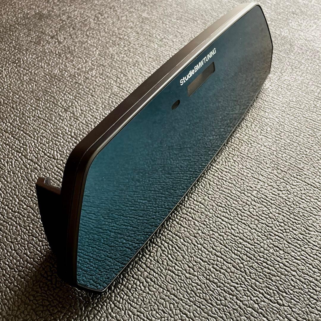 美品箱付き★Studie AG ブルーレンズ ロゴ有 後期Lci ルームミラー