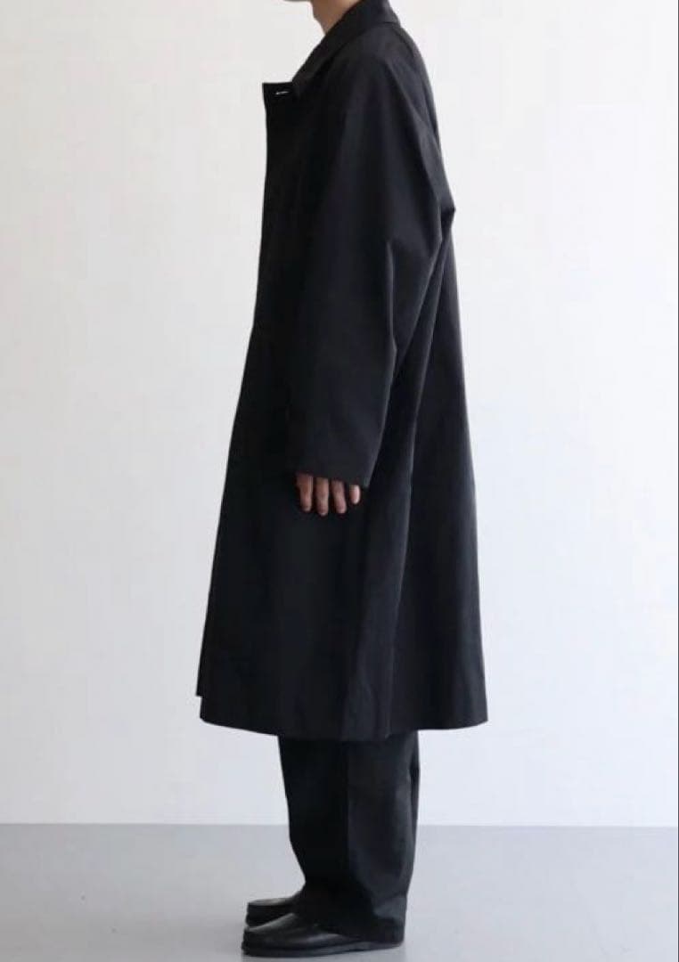 25aw新品No Control Air裏地ボア付ステンカラーコートcomoli