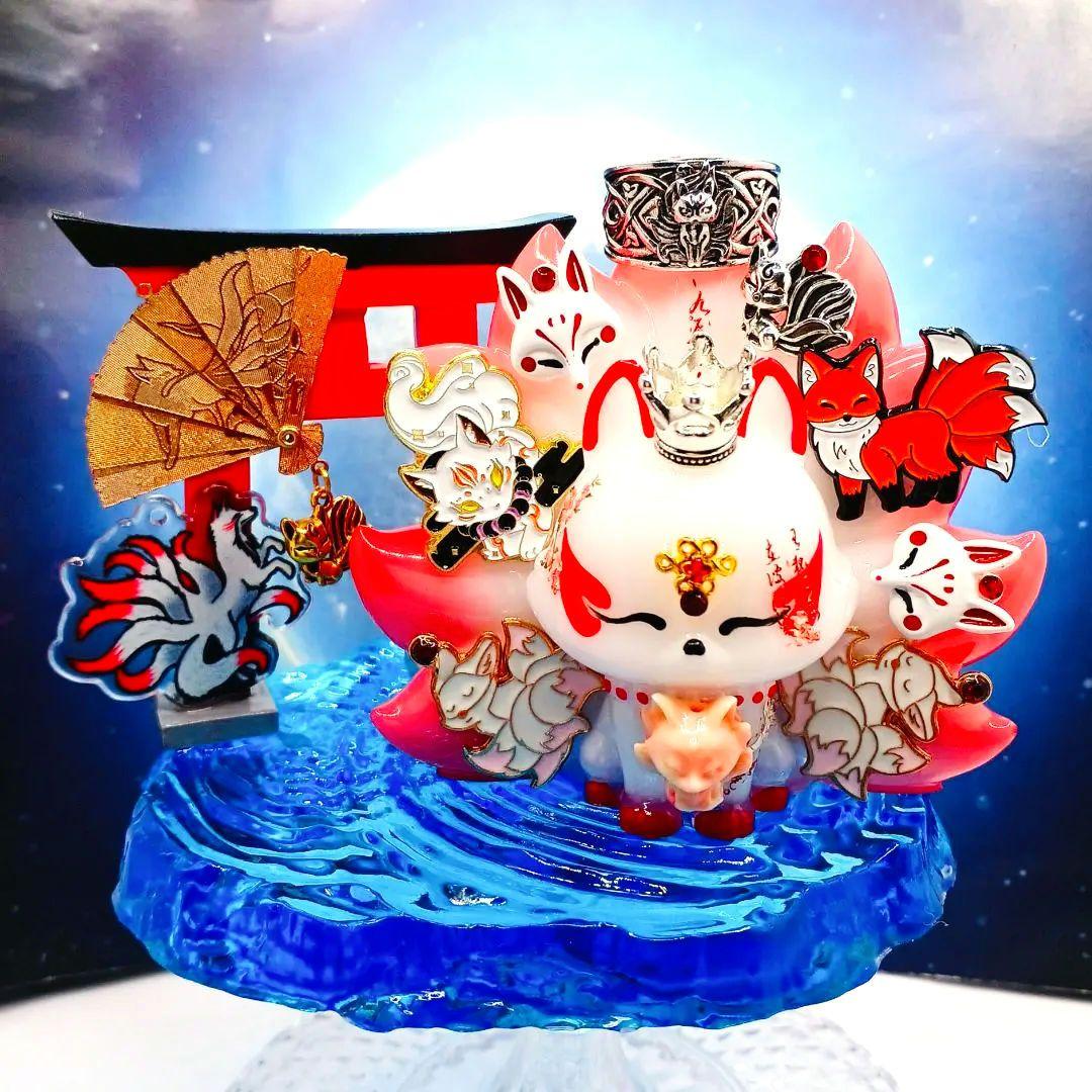 九尾の狐・波紋が広がる水面✨⭐️オルゴナイト⭐️✨幸運を引き寄せやすくなる﻿