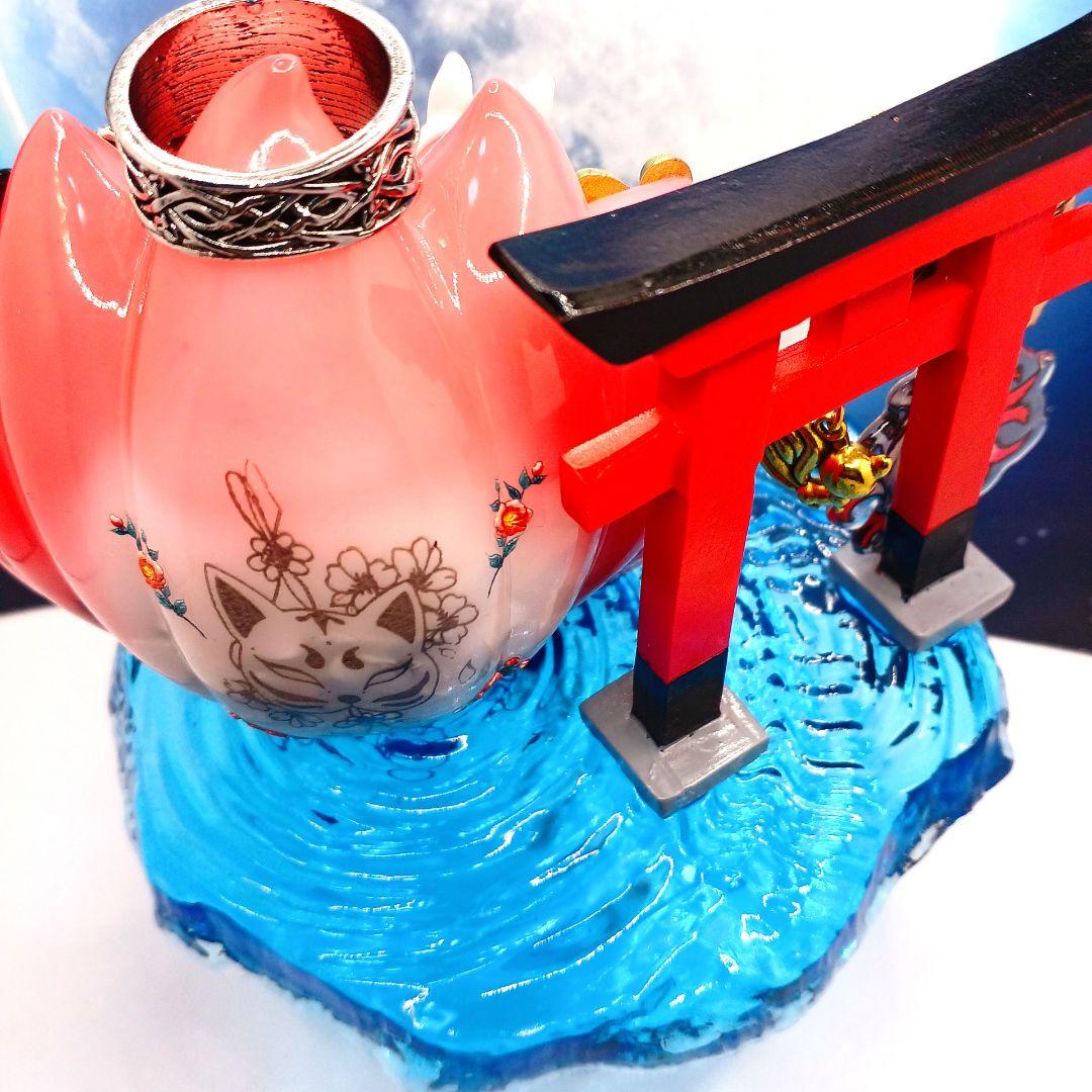 九尾の狐・波紋が広がる水面✨⭐️オルゴナイト⭐️✨幸運を引き寄せやすくなる﻿